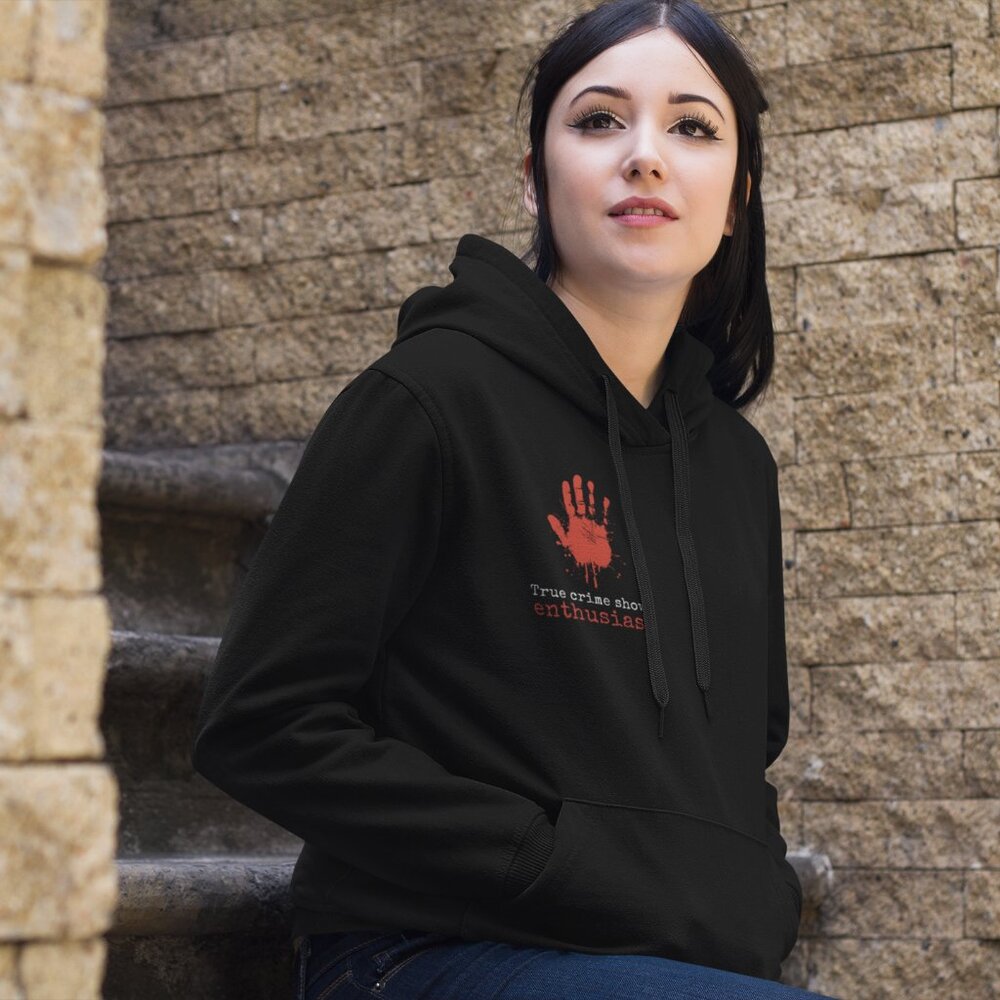 Handcrafted True Crime Shows Enthusiast Police Do Not Cross Front Back Hoodie